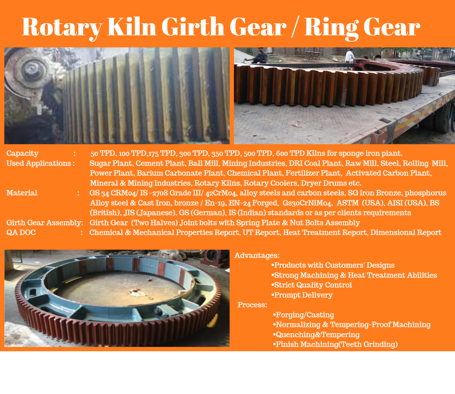Rotary Cooler Labyrinth Rings Bearing Sleeves by OP Engineering Group