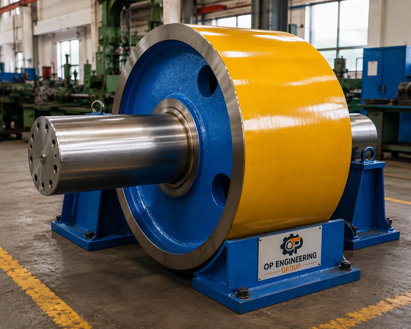 Trunnion Roller Wheel with Axle Assembly manufacturer - OP Engineering Group